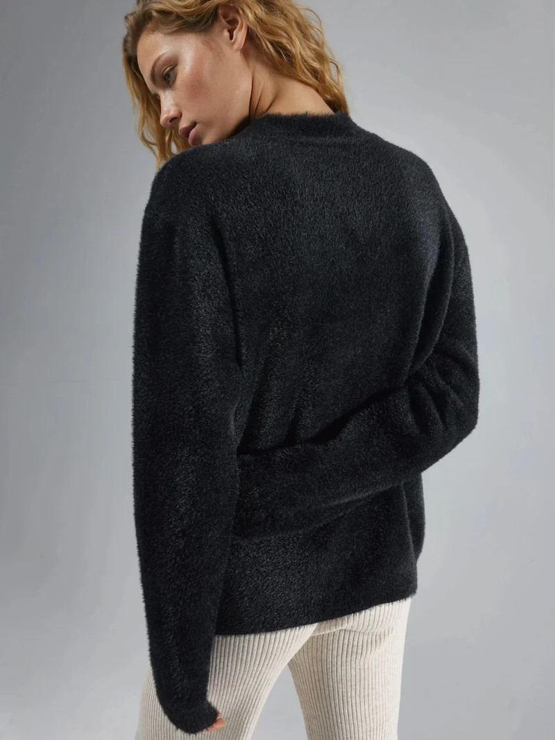 MY FASHION MY FASHION Oversize Teddy Bear Plush Sweater